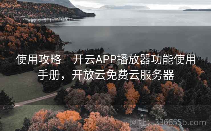 使用攻略｜开云APP播放器功能使用手册，开放云免费云服务器