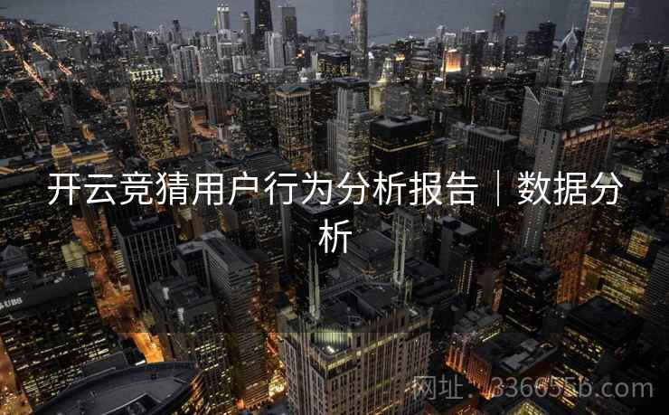 开云竞猜用户行为分析报告｜数据分析