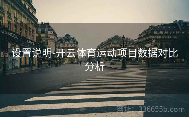 设置说明-开云体育运动项目数据对比分析