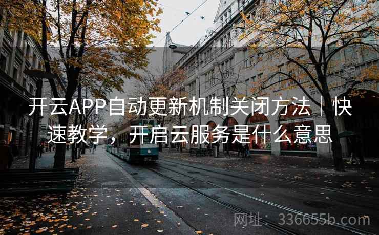 开云APP自动更新机制关闭方法｜快速教学，开启云服务是什么意思